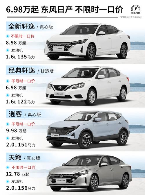 日产车型大全及报价 日产全部汽车及报价